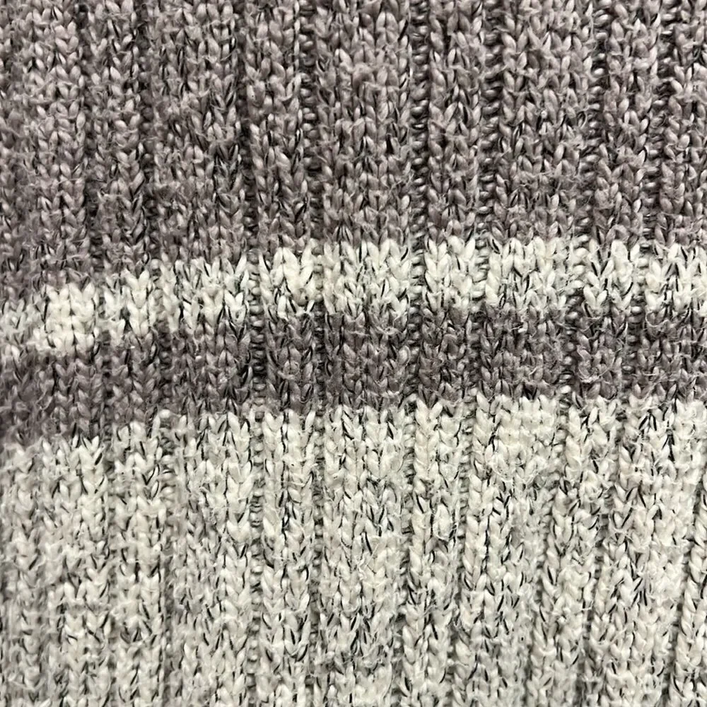 Roots Cream/Taupe Cotton V-Neck Long‎ Sleeve Sweater Size M - Picture 5 of 9